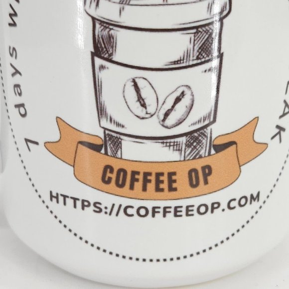 Coffee Op Exquisite 15 oz Coffee Mug Premium Porcelain + Free Gourmet coffee - Picture 13 of 16